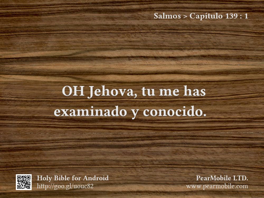 Salmos, Capítulo 139:1